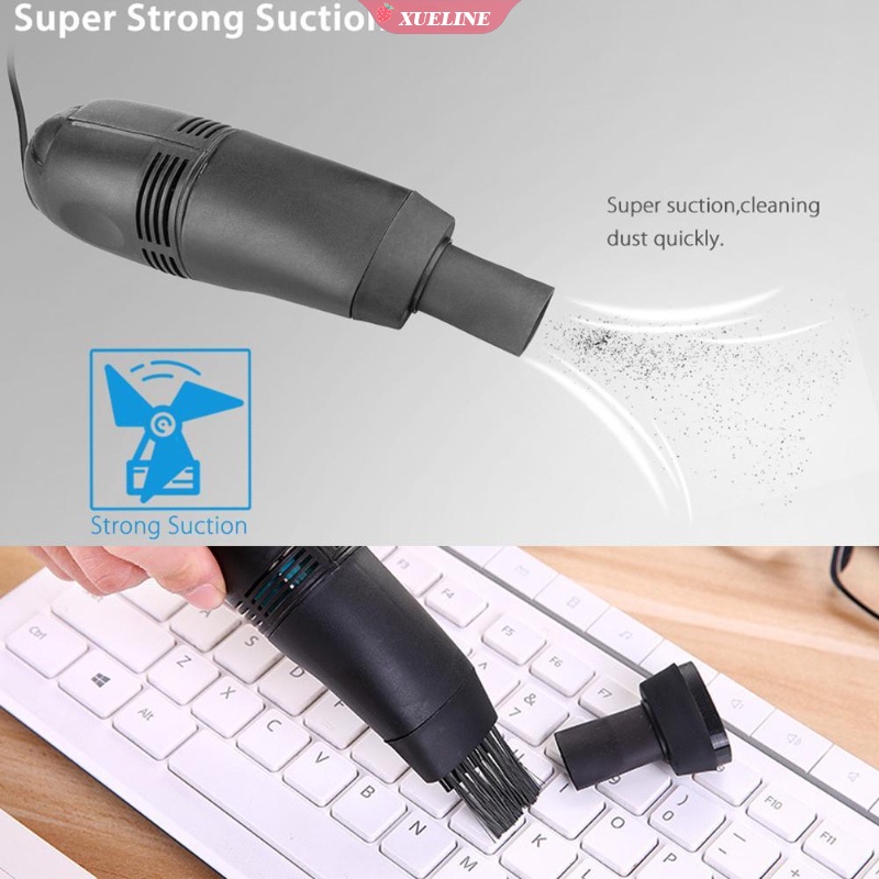 1pc Vacuum Cleaner Mini Portable Kreatif USB Untuk Membersihkan Keyboard PC / Laptop