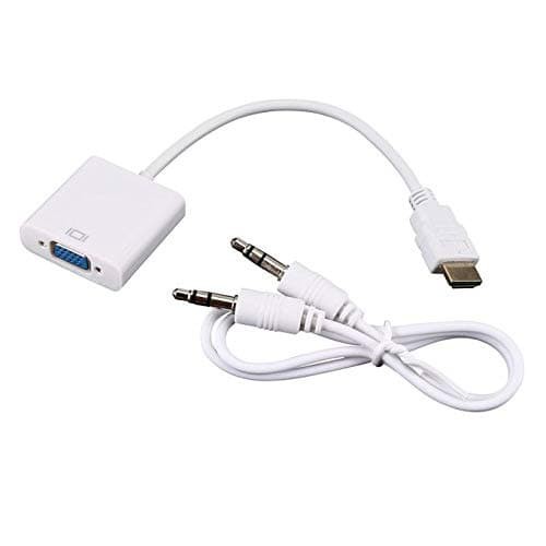 Converter HDMI Male TO VGA Female CABLE WITH AUDIO Output