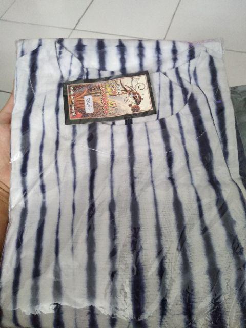 Gamis Shibori Batik Umbrella Tiedye Jumputan Handmade Muslim Long Maxi Gamis Seragaman Tie Dye