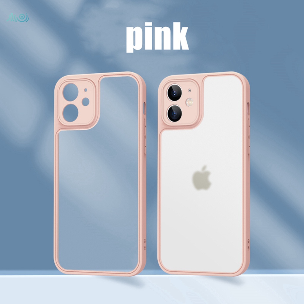 Soft Case Silikon Matte Transparan Ultra Tipis Anti Sidik Jari Shockproof Untuk Iphone 12 13 Pro Max 11 Pro Max Xs Max X