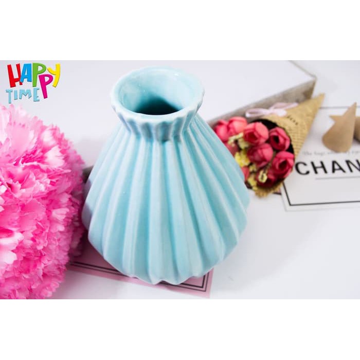 VAS BUNGA 16225 VAS BUNGA KERAMIK MURAH POT BUNGA VINTAGE GUCI KERAMIK