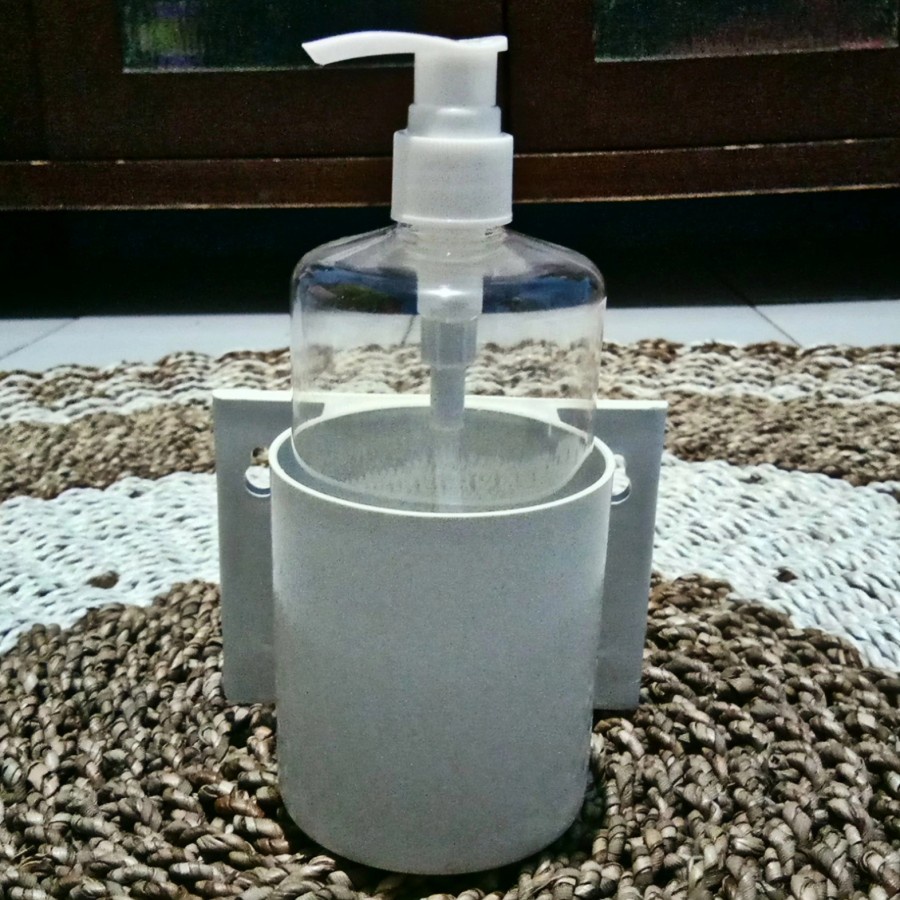 Bracket Dinding + Botol 500ml Pump | Braket Wadah Tempat Handsanitizer Onemed / Sabun