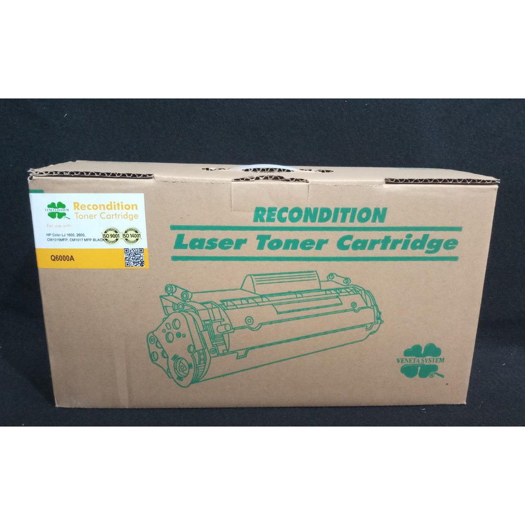 Toner Cartridge HP Laserjet Q6000A Q6001A Q6002A Q6003A HP 124A / Toner Recycle Veneta