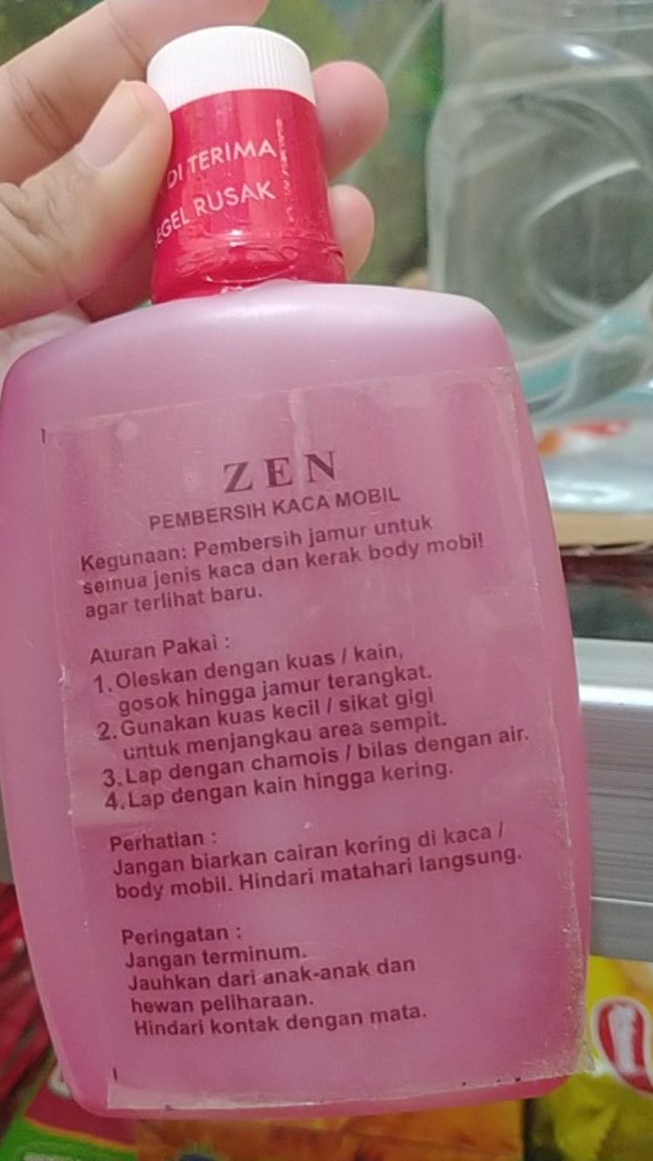 Obat Cairan Pembersih Kaca Mobil Penghilang Jamur Kerak Kusam Kuning Serbaguna Multifungsi