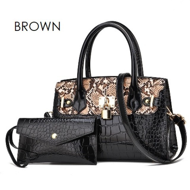 ZC 3853 RISCE TAS 2IN1 HANDBAG IMPORT WANITA CEWEK PEREMPUAN JAKARTA BATAM