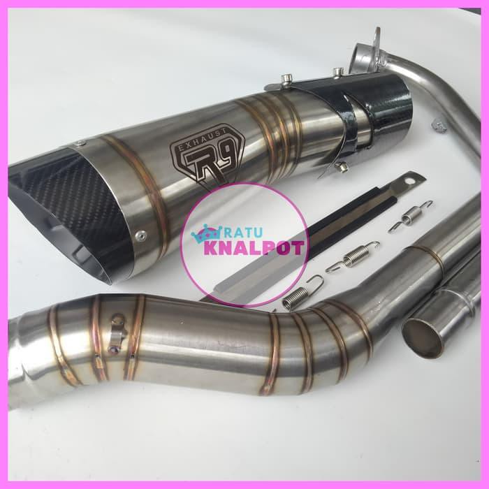 KNALPOT RACING R9 H2 TAMENG SATRIA FU CARBU/FI SONIC CB OLD/NEW DLL