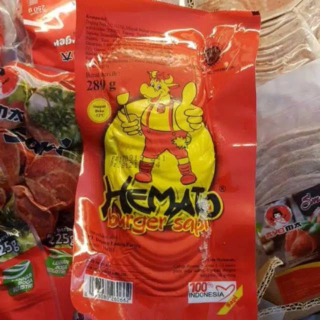 

HEMATO Beef burger Mini isi 20s 280gr