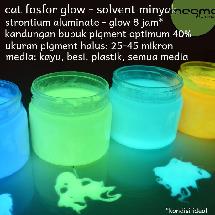 

Cat Fosfor Basis Minyak | Magma Luminos - Lemon Green - Hijau muda