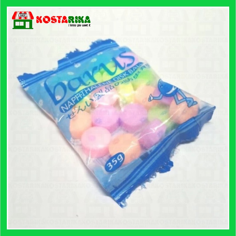 Kamper Bola Warna Wangi - Kamper Barus Sachet 35gr