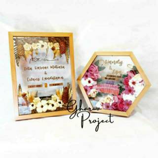 FRAME MAHAR BINGKAI WEDDING RUSTIC FIGURA MASKAWIN 