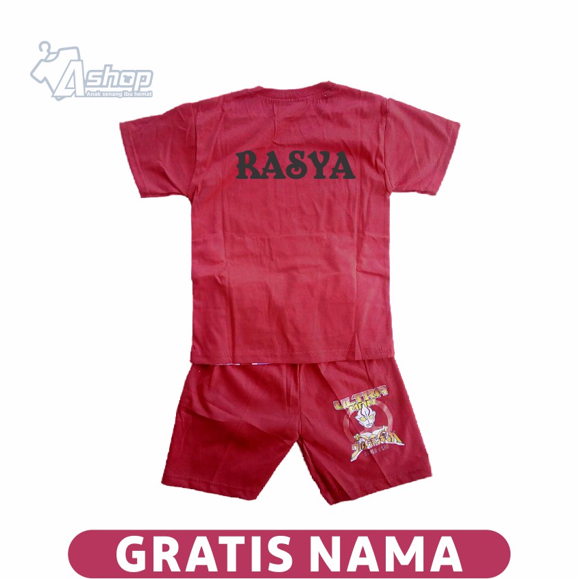 Baju Anak Setelan Ultraman