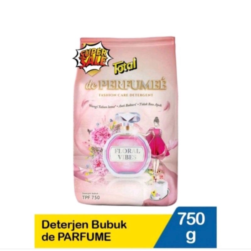 Total Detergent de Perfume Bubuk Detergent 750gr