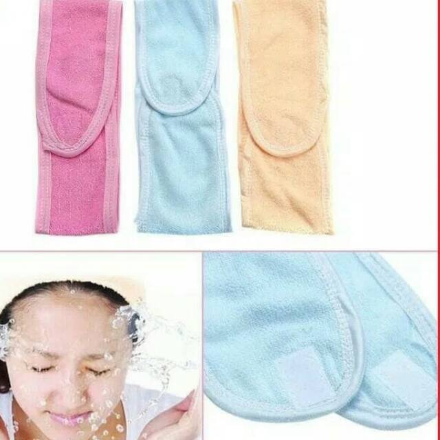 Bandana Facial - Bando Cuci Muka - Headband Mandi Hair Band Shower Make Up