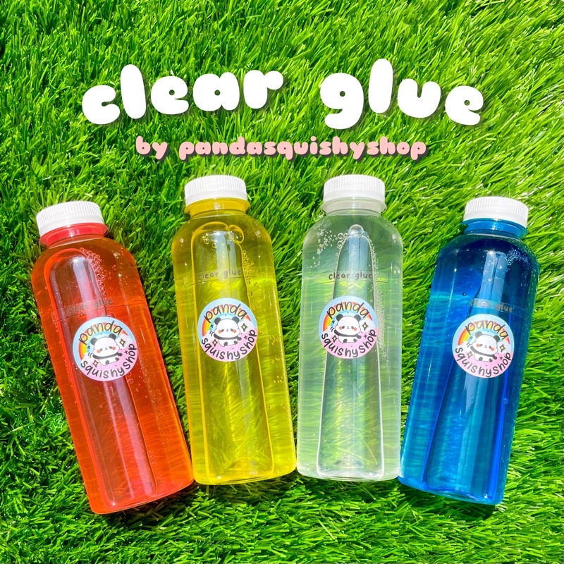 CLEAR GLUE 250ML by pandasquishyshop/ lem bening/ magic glue/bahan membuat slime/slime kit/clearslime