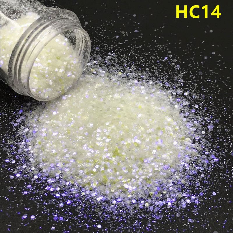 Siy Pigmen Resin Sequin Glitter Aurora 1mm 5 Warna 10ml Untuk Membuat Perhiasan