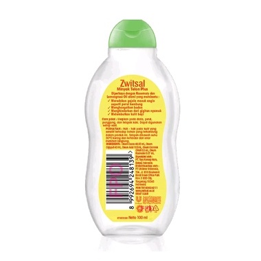 Zwitsal Natural Minyak Telon Plus 3 in 1 100ml