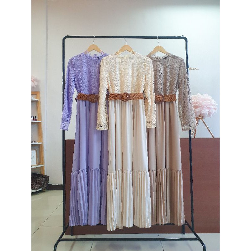 DRESS BROKAT 22253 BY VIVORIE HIJAB