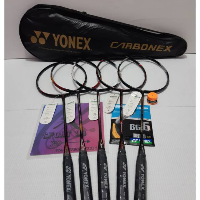 RAKET BADMINTON YONEX CARBONEX 21 25 30 35 50