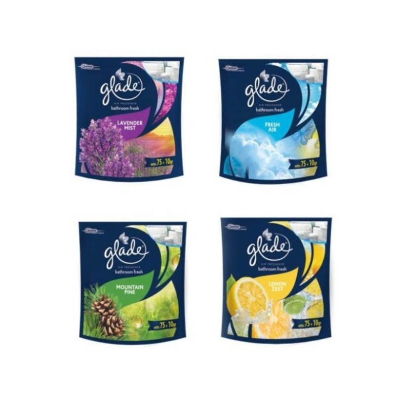 GLADE Bath Room Fresh Gantung 75+10gr Mountain Pine Lavender