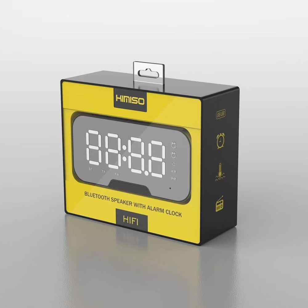 Speaker Bluetooth Wireless K-10 Digital Clock Wireless Speaker KIMISO K 10 K10 Musik Box