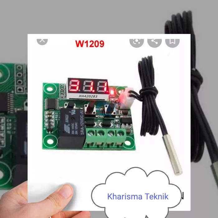 Digital Thermostat W1209 Pengatur Suhu