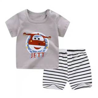 Baju Anak Lucu Gambar Set Atasan dan Celana Lengan Pendek Baju Anak Lucu Gambar Set Atasan dan Celana Lengan Pendek