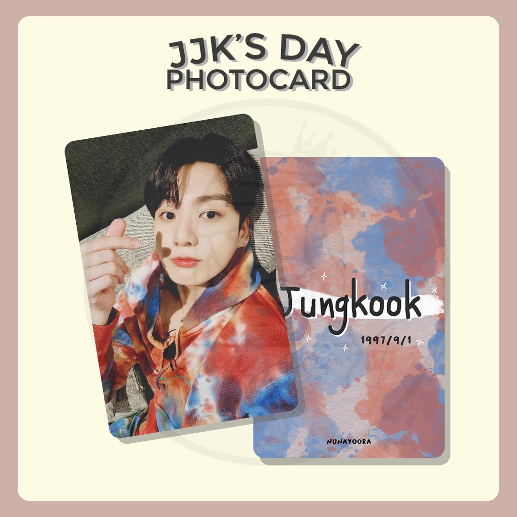 PHOTOCARD JUNGKOOK SPECIAL JJK'S DAY