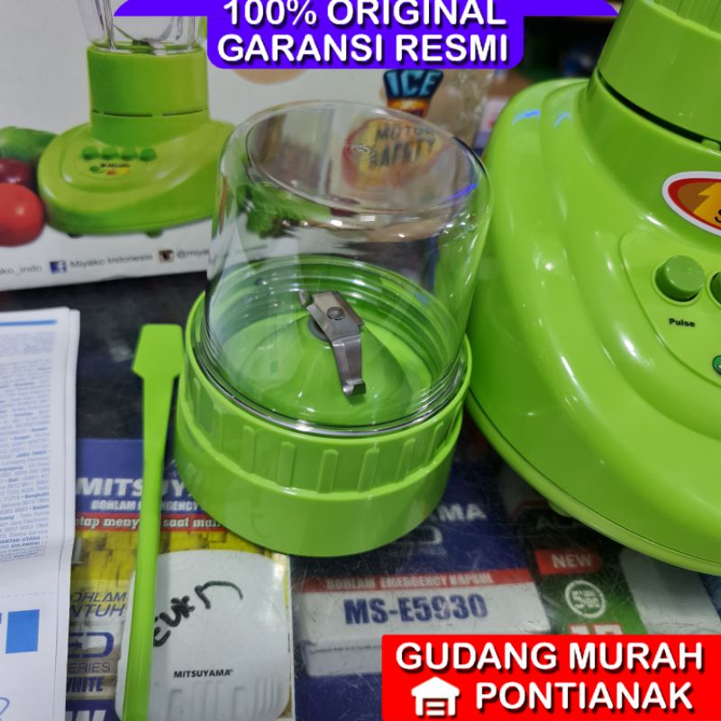 Blender Miyako 2in1 BL-151 PF-AP pelumat kering basah bumbu cabe penggiling plastik