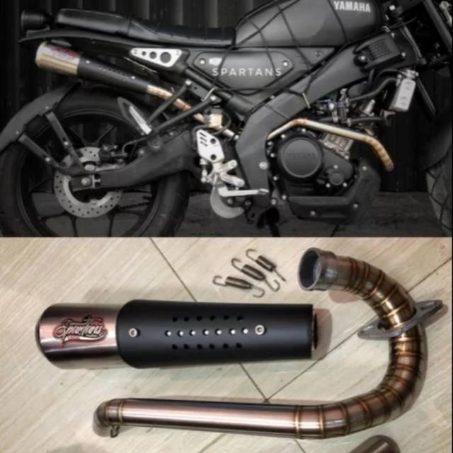 Knalpot XSR155 Scrambler Spartans Classic