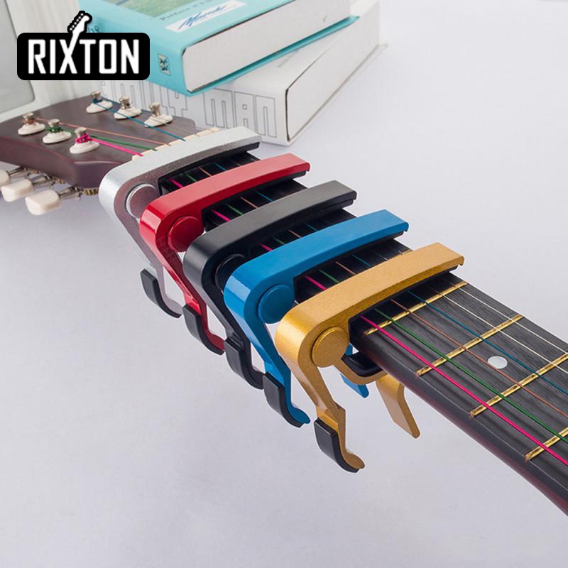 Rixton Guitar Capo Tuning Clip Quick Change Clamp Key Classic Guitar Capo Acoustic Guitar Capo 003