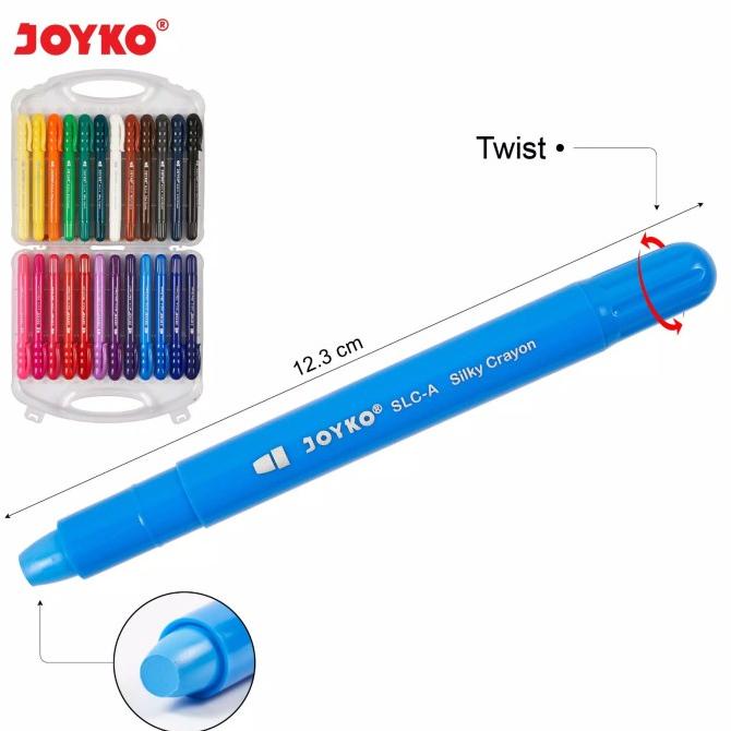 

Silky Crayon Halus Joyko Slc-A-24 Warna Krayon Halus Joyko