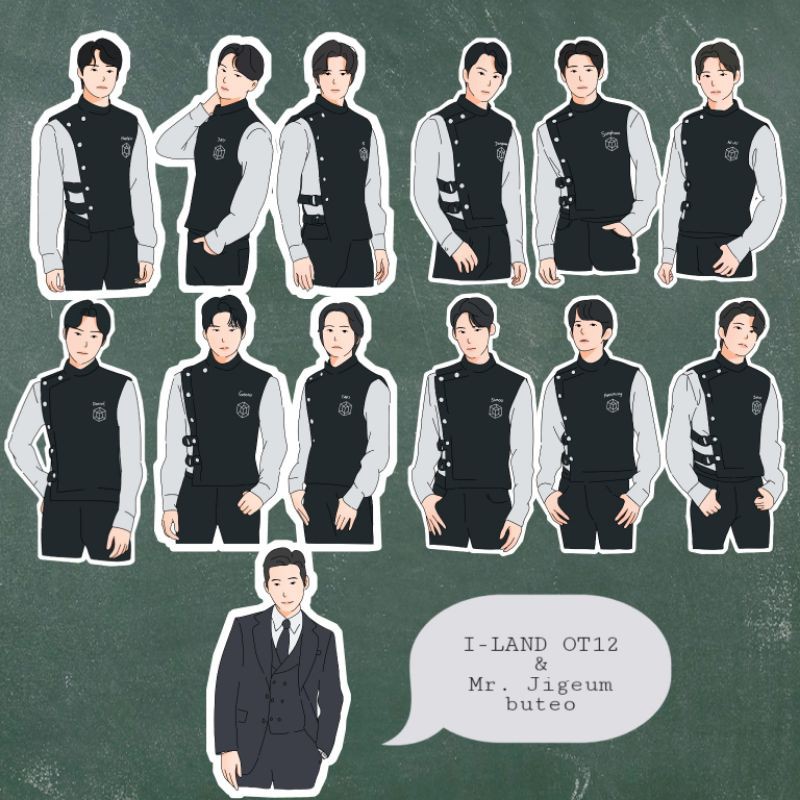 

Sticker I-LAND OT12 + Mr. Jigeum Buteo Pack