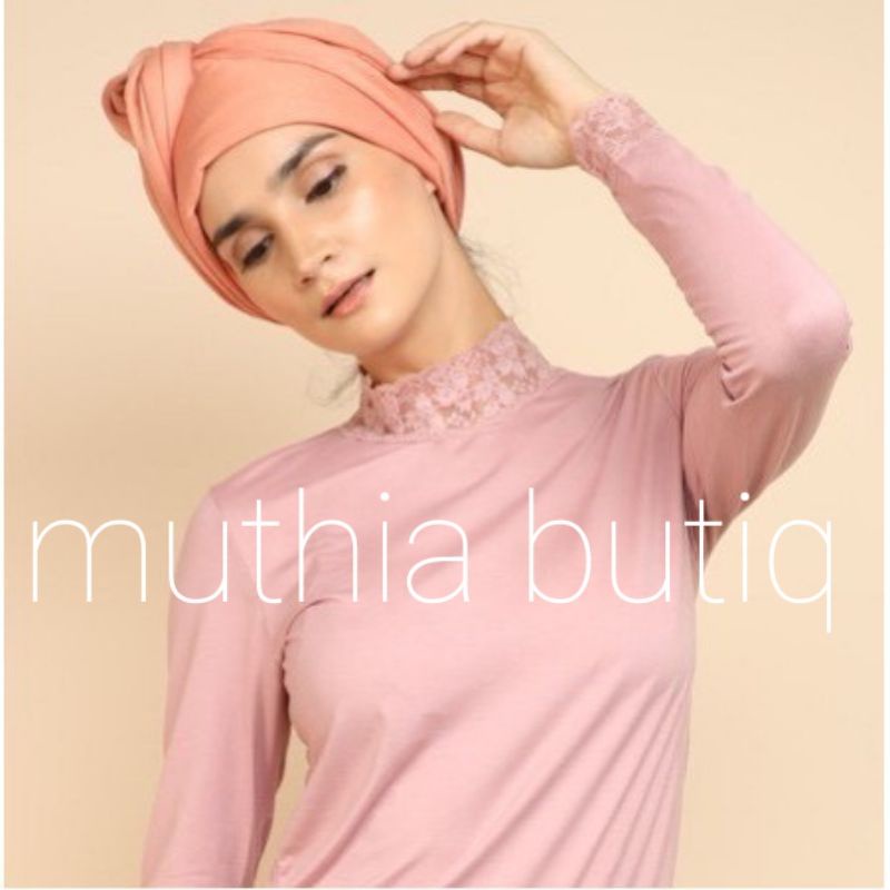 Baju Manset Wanita Bahan Kaos Kombinasi Renda Brokat Kwalitas &quot;PREMIUM&quot;