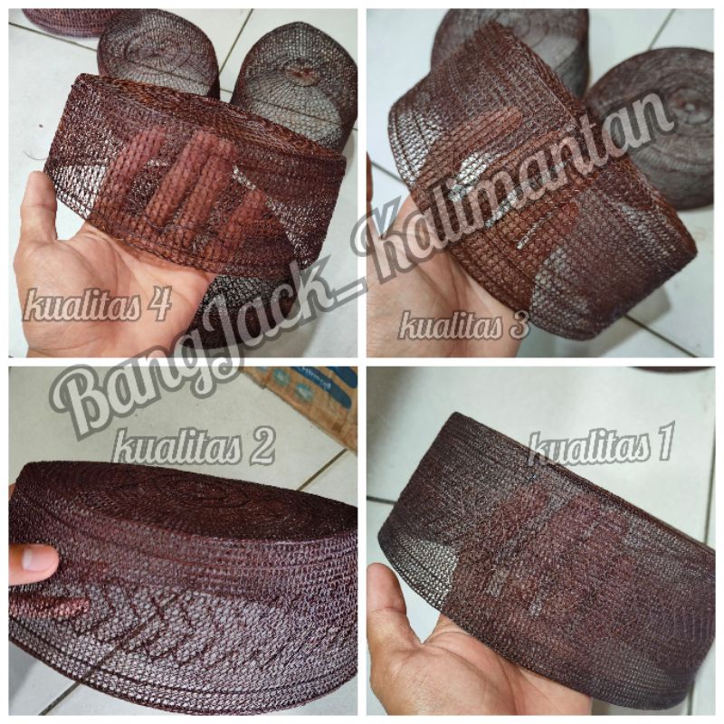 Peci akar jangang peci resam peci anyaman kalimantan