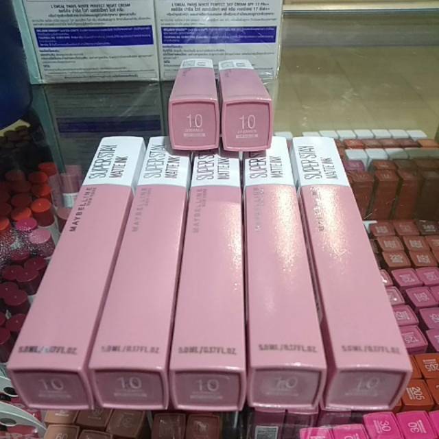 Maybelline superstay matte ink dreamer 10