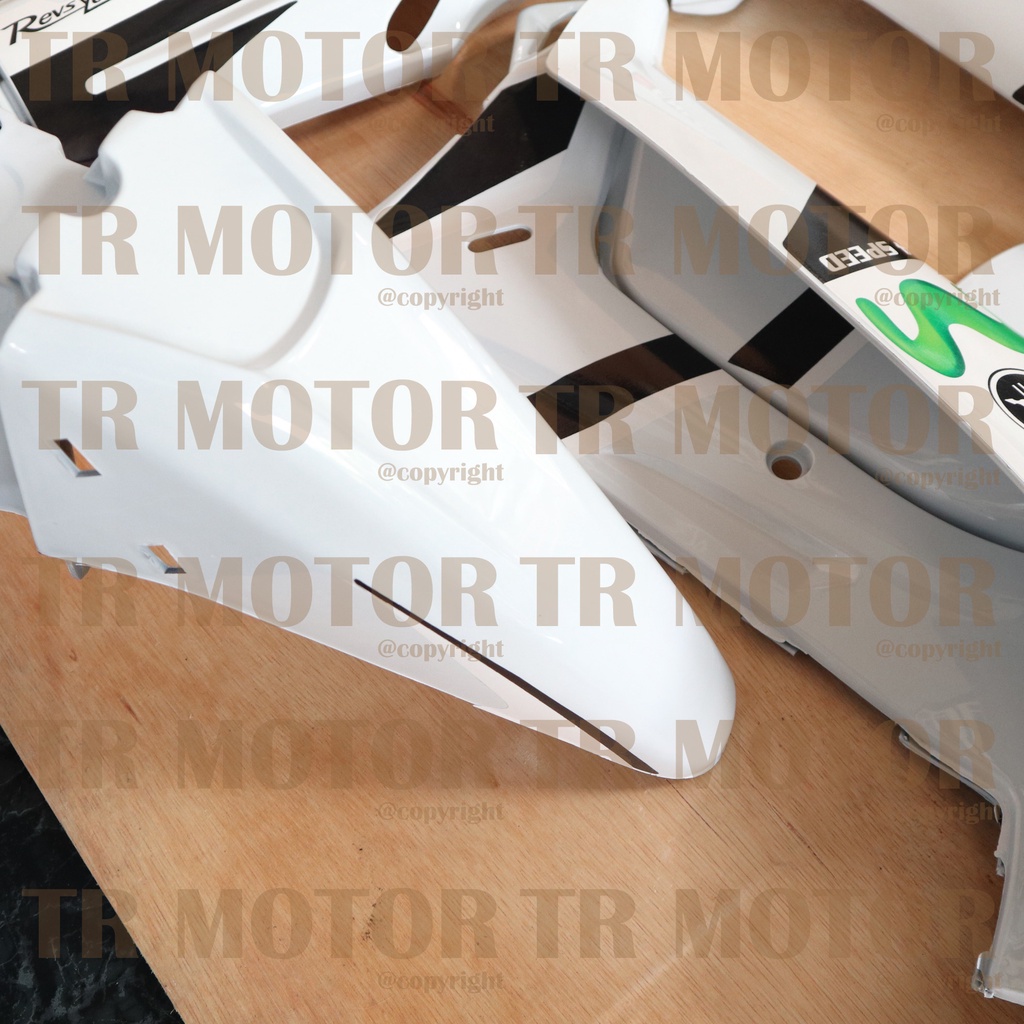 Cover Body Fizr F1zr Movistar Putih Full Set Halus Cover Bodi Yamaha Fiz r