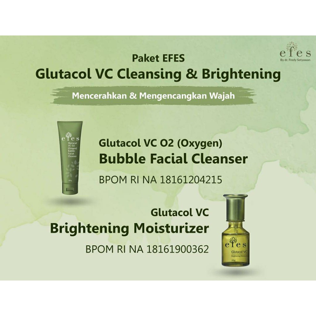 PAKET HEMAT EFES CLEANSING BRIGHTENING/PAKET WHITENING/EFES SKINCARE PREMIUM