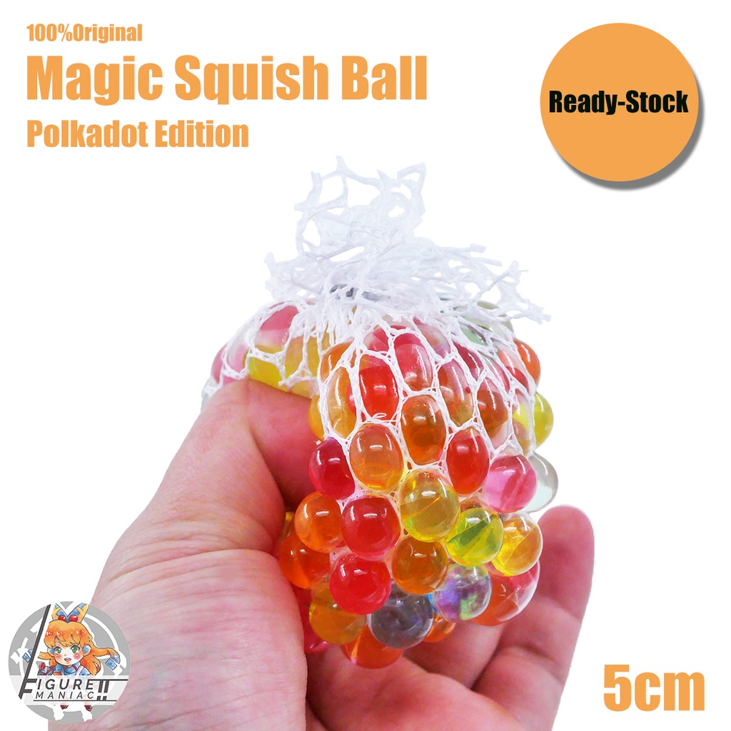 Mainan Anak - Magic Squishy Ball Polkadot Edition 5 Cm