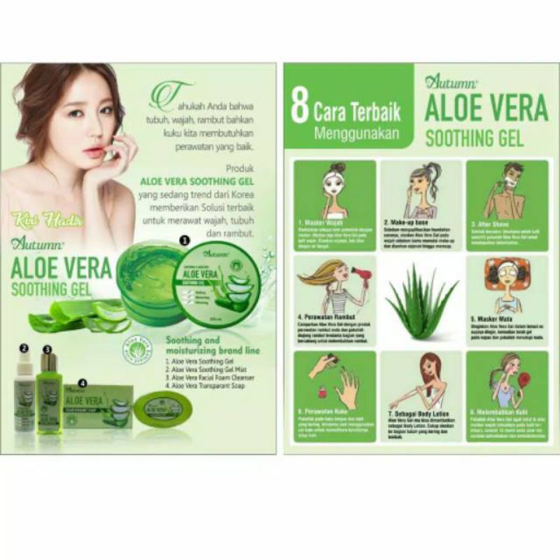 Autumn Aloe Vera Soothing Gel 250ml