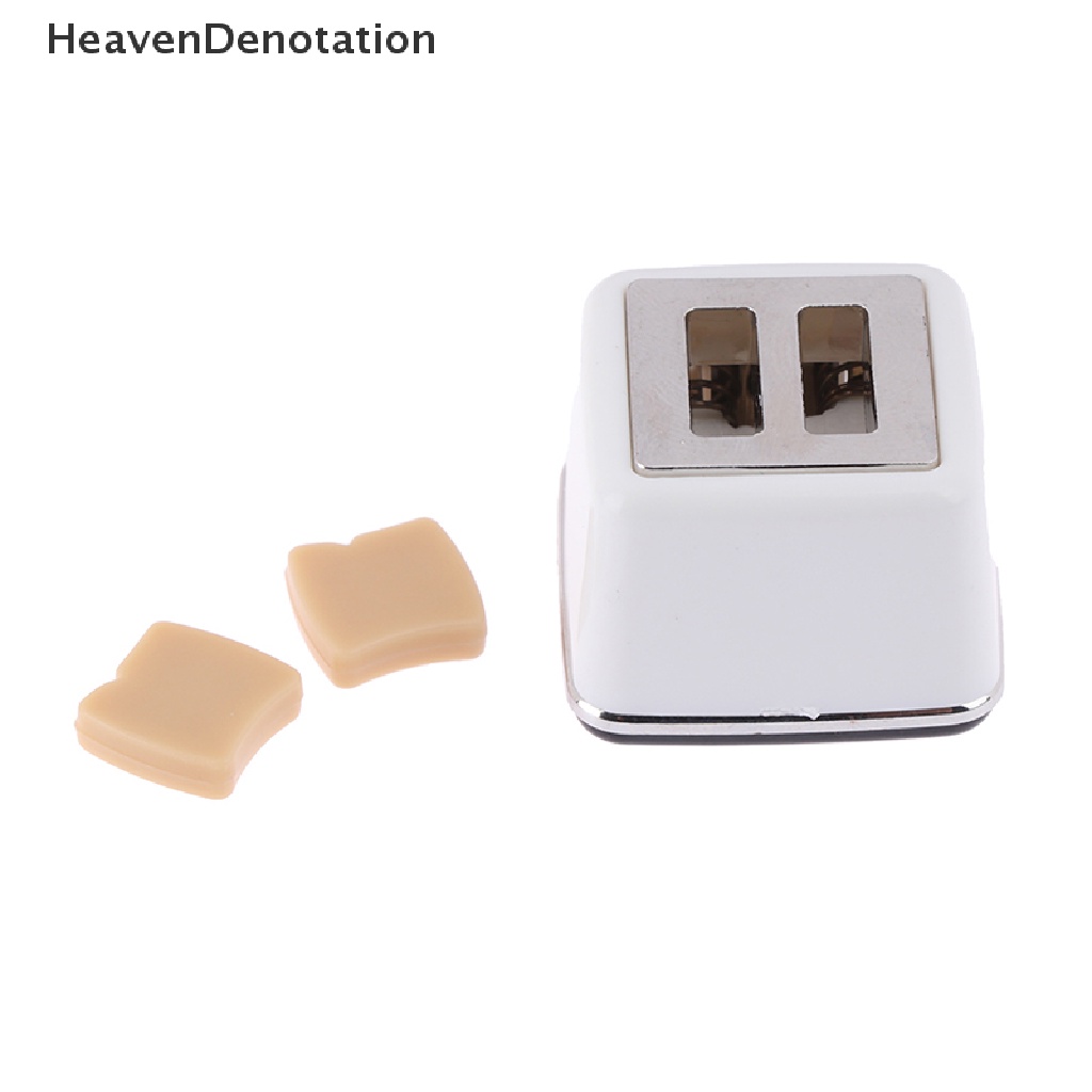 [HeavenDenotation] 1/12 Scale dollhouse bread machine with toast miniature cute decorations toaster