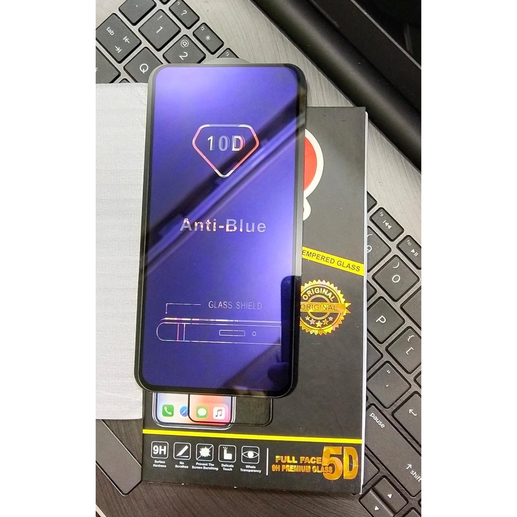 Tempered Glass Full Anti Blue Light/Radiasi Xiaomi/Redmi Note 8 Note 8 Pro Note 9 4X 5A 6 6 Pro Tg