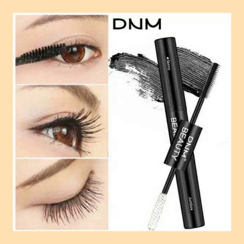 Maskara DNM Fiber Lashes 2 in 1 Mascara Black