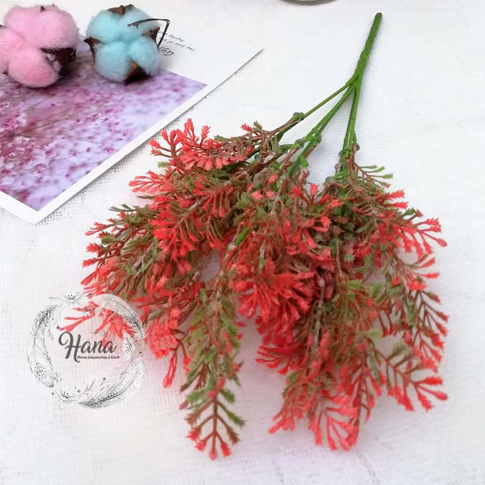 Daun artificial / daun mimosa plastik / bunga plastik-2