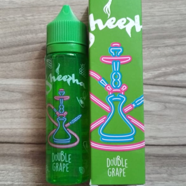 SHEESHA DOUBLE GRAPE PREMIUM LIQUID VAPE 60ML 3MG EJUICE LOKAL VAPOR MURAH