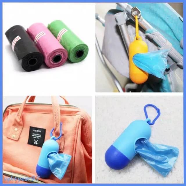 Tempat sampah popok diaper bag / Plastik sampah gulung diaper bag popok bayi