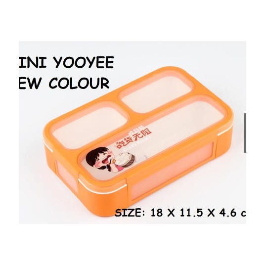 MINI YOOYEE lunch box kotak makan #606 #605