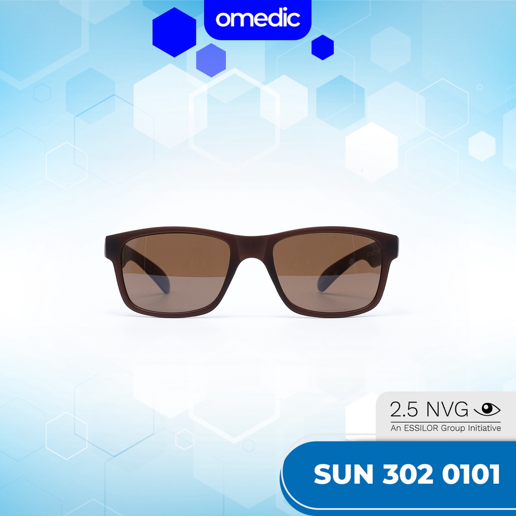 2.5 NVG Sunglasses SUN 104 0101 Kaca Mata Hitam Pria Kacamata Hitam