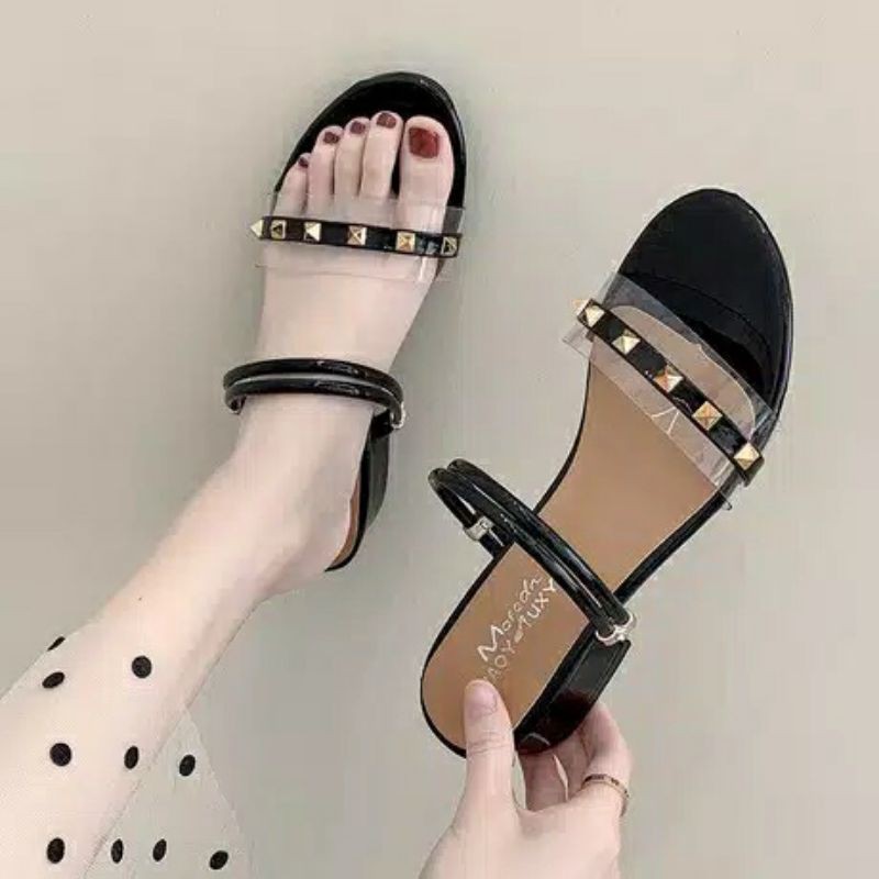 Sandal Heel Kotak 3cm PD359 MIKA Stoode