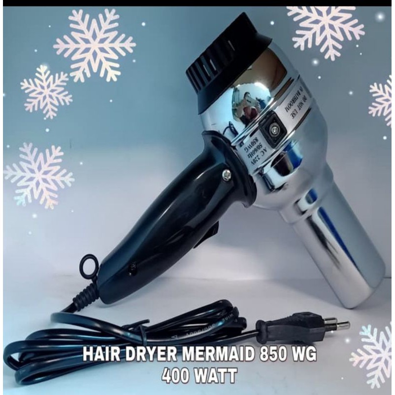 Hairdryer Mermaid 850 WG Rainbow 400 Watt