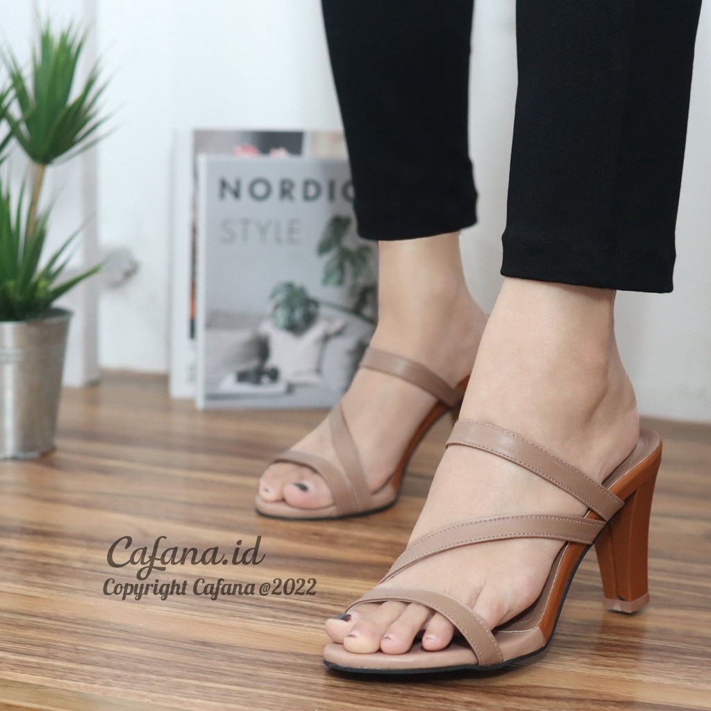[NEW ARRIVAL] Sepatu wanita Hak tahu wanita/ sepatu andin ikatan cinta / heels kantor/ 10 cm / Sanda